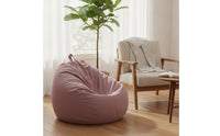 Soft Bean Bag Sofa cover Unfilled Bean-Filled Seat Cover with Carry Loop Corduroy Slouchy Chair Slipcover for Students, Reading Corner, Dorm Room