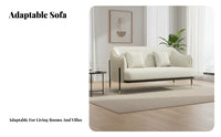 Light Luxury Design Curved sfir Single Sofa Soft Upholstery Armchair Comfortable sfirrest Home Seating Creative outline for homeowners, Interior Designers, Business Owners, Living Room, Reception Area, Hotel Lobby, perusing corner
