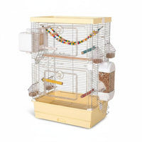 Acrylic Bird Enclosure Pull-out Tray Pet Enclosure Easy to Clean