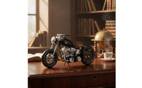 Metal Motorcycle Model Gift Idea Vintage Motorcycle Model Photo Prop Iron Motorbike Decor