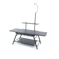 Folding IGT Table Foldable IGT Table Furniture Slimline Textured for Campers, Camping, Backyard