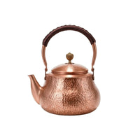 Tea Kettle with Lid Hammered Hot Water Boiler Stain-Stain-Resistant for Camping