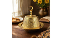 Lidded Serving Dish Ornate Bowl with Lid Luxury for Dining Table