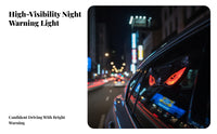 Solar-Powered Car Window Light Decorative Suction Cup Mount Evil-Eye Car Light