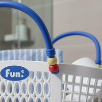 Handled Bath Organizer Basket Thickened Material Hollow Plastic Storage