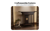 Slim slim shape Narrow Entryway table Space-Saving Narrow accentuate Table adjacent to the partitionHugging Hallway Stand Minimalist Design for Homeowners, Apartment Dwellers, Interior Designers, Small areas, Living Room, Behind Sofa, Bedroom