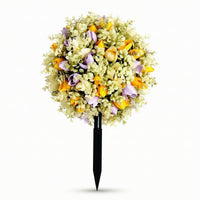 Topiary Ball Flowers with Ground Stake Outdoor Decorations
