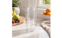 MAX Fill Mark Screw-Top Blender Cup Wide Opening Blender Cup Tapered Shape Appliance Part Transparent
