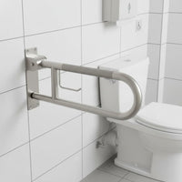 Wall-Mounted Toilet Grab Bar Anti-Slip Stainless Steel Toilet Bar for Elderly
