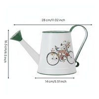 Long Spout Watering Can Decorative Metal Watering Can Rust-Resistant Plant Jug for Balcony
