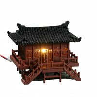 Waterproof Miniature Scene House Intricate Details Aquarium Accessory