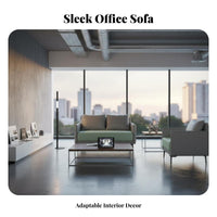 Modern Design Sofa and Coffee Table set Minimalist visual design Reception Seating robust Frame business Furniture firm density Foam padding for Business Owners, Office Managers, Interior Designers, Waiting Room