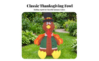 Oversized Inflatable Turkey with Top Hat | Festive Holiday Display, for Thanksgiving