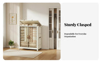 Foldable layering Bin Foldable Design Storage Box double Opening for Homeowners