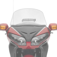 GUANTENGYU Windshield with Ventilation Window for Honda Gold Wing GL1800, 01-17