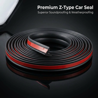 Car Door Seal Strip Waterproof for Trunk, DIY Car Weatherproofing, EPDM Z-Shaped Door Seal, Flexible - Image 2