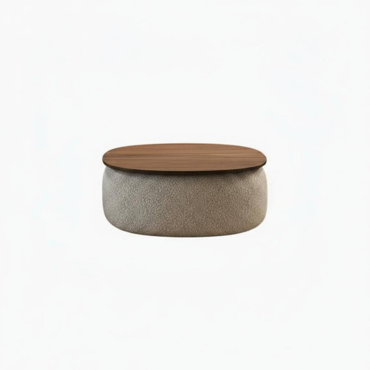 2 Pieces Stack Ing Coffee Table Set Round Surface Stack Ing Coffee Table Pair Hidden Storage Multi-Functional for Homeowners