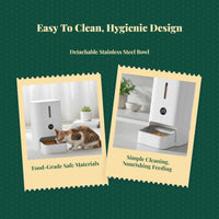 App-controlled auto pet feeder