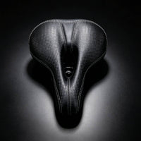 Wear-Resistant Cycle Saddle with Cutout Ergonomic Bike Seat with Metal Rails Comfortable Cycle Seat Easy to Install for Commuters, Cyclists