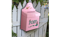 Wall Mount Mailbox Enchanting Design Vintage Wall Mount Mailbox Vintage Design Mail Container Decorative Rose Letterbox