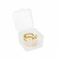 Alto Sax Instrument Mouth Component Ligature Gold-Colored Alto Saxophone Ligature Compact for Concerts