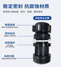 Pool Sand Filter Drain Valve Replacement Part for Swimming Pool Filtration