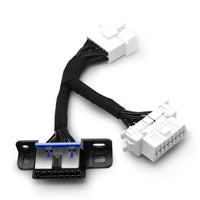 汽车OBD2接口转接线一分二满芯延长线电脑检测原车接口拓展线