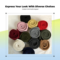 Women's wool belt for formal wear