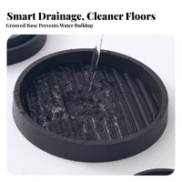 Round Plant Pot water collectment base Promotes Drainage Round Planter Base Breathable Design