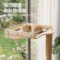 Vertical Sisal Cat Scratching Post with Cat Tree and Suction Cup Hammock
