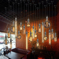 Ceiling Lights for Kitchen Island and Living Room, E27 Lamp Light Fitting with Dome Ceiling Rose, 1.2m Adjustable Ceiling Pendant, 220v DIY Lamp