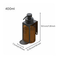 Wall Mounted Soap Dispenser Refillable Manual Pump Dispenser Waterproof