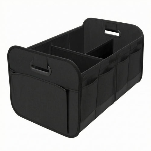 Foldable Trunk Organizer Oxford Cloth Multi Compartment Trunk Organizer