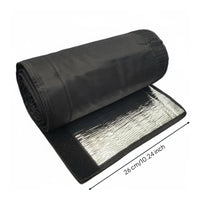 Heating and Cooling tube Insulation Cover High Temperature Resistant Cooling System Line Set Insulation Wrap Weather-Resistant Protection Outdoor Air