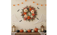 Mixed Pumpkin Wreath