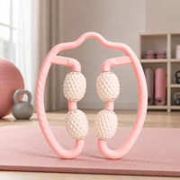 4-in-1 Massage Roller Set, EVA Foam Roller for Muscle Recovery, Deep Tissue Back Roller, Physiotherapy Equipment for Full Body