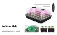Plants Tray with Dome Transparent Lid Plants Starter Tray Kit Plant Sprouting Box for Home Gardeners, Beginners, Indoor, Balcony