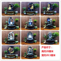 厂家直销 东南亚工艺品创意款佛像树脂流水摆件水景产地货源