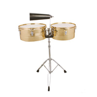 13/14 Inch Steel Timbales Drum for Adults with Three Color Options
