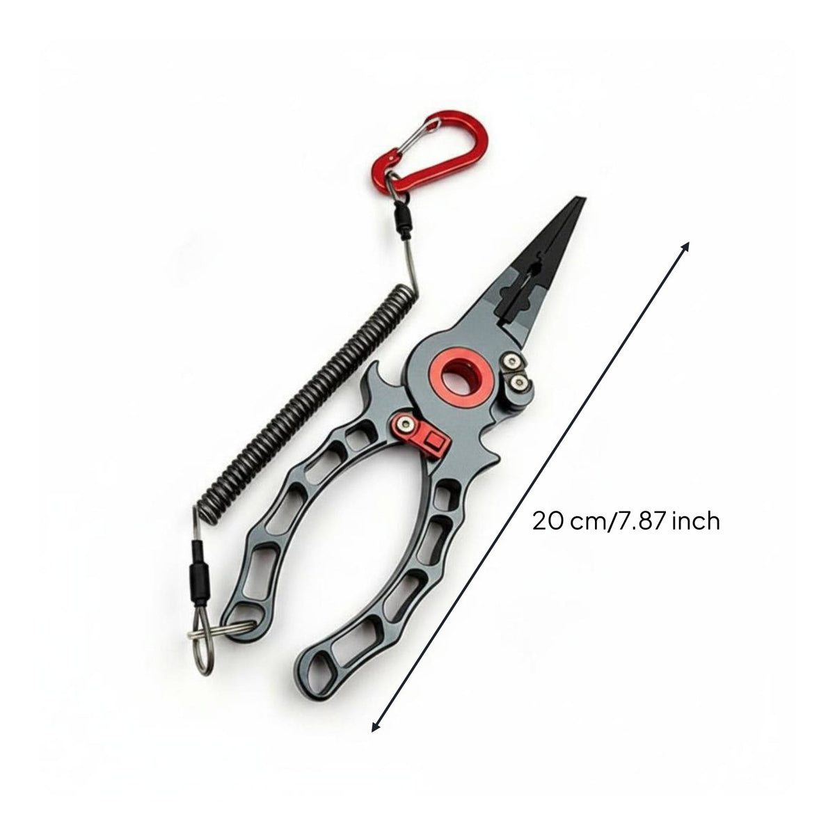 Multifunction Fishing Anti-Rust Aquatic Lip Gripper with Scale for Fishermen