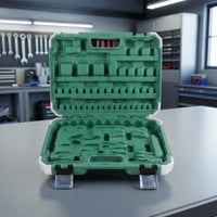 Tool Box with Metal Blow-Molded Empty Organizer Box Portable for DIYers
