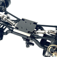 Meijiaxin 1/18 H18P Remote Control Car Parts Metal Upgrade 304 Stainless Steel Mirror Chassis Guard