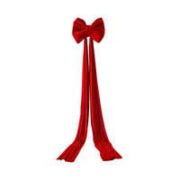 Velvet Bow Ornament Luxury Look Reusable Holiday Decor