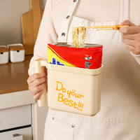 Disposable Instant Noodle Bowl with Lid