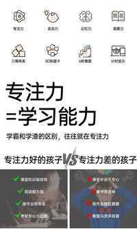 【厂家直销】升级舒尔特方格儿童注意力记忆专注力训练器益智玩具