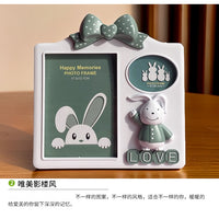 创意兔子儿童相框7寸3寸卡通摆台宝宝相架影楼幼儿园礼物礼品