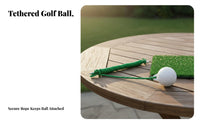 Golf Swing Rope-Wrapped Golf with Ball Two-colorColor for Golfers, Beginners, Backyard, Home