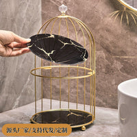 Birdcage Style Storage Basket for Bathroom