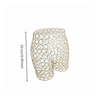 Iron Underwear Display Form Sturdy Wire Bust and Hips Display Stand Space Saving