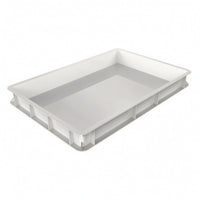 Slimline Batter Proofing Tray Easy-to-Clean Pizza Batter Pan Stackable Container Long-Lasting for Bakery